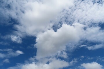 Beautiful cloudscape in blue sky, natural background