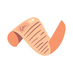 paper scroll poem