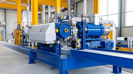 Advanced Industrial Machinery in a State-of-the-Art Manufacturing Facility