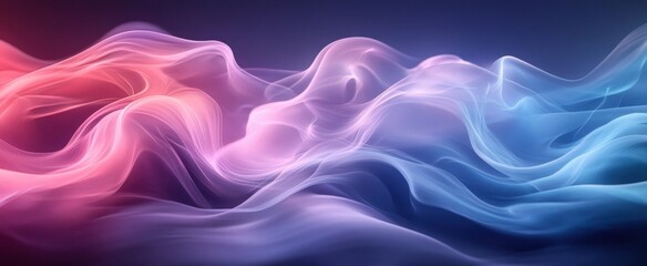 Fototapeta premium Vibrant Abstract Gradient Smooth Transition Purple Teal Ambient Lighting Minimalist Background Design