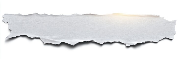 torn white paper note background for writing messages and labels