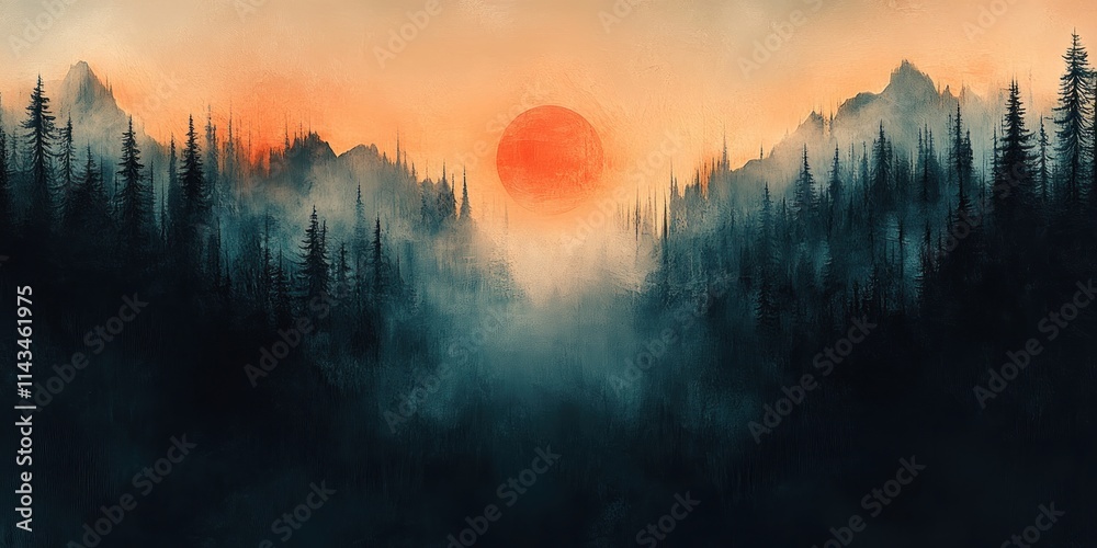 Aufkleber Gradient Background Abstract Expressionism Warm Gold Black Soft Light Smooth Texture Calm Design