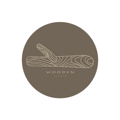 wooden logo design, for construction, wood craftsmen, wood processing company businesses