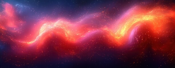 Obraz premium Abstract Flowing Lava Red and Black Liquid Art Background