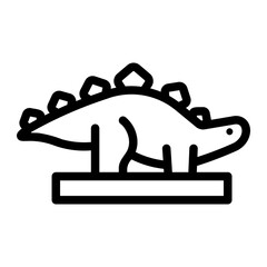 dinosaur Line Icon