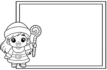 Christmas Coloring Text Box