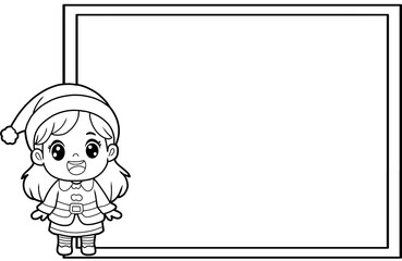 Christmas Coloring Text Box