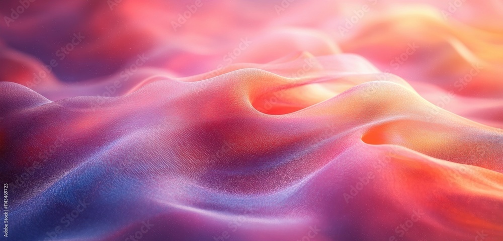 Poster pastel gradient background soft beige pink noise texture minimalistic design ethereal light banner p
