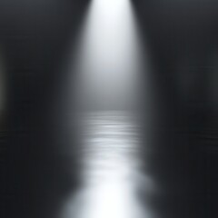 Abstract light rays illuminate dark space.