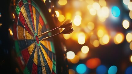 Bullseye! Achieving Goals, Success, and Victory in a Festive Setting