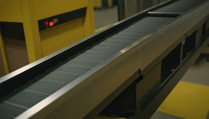 Fototapeta premium Conveyor Belt in Production Line