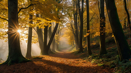 autumn in the forest