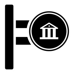 signboard Solid icon