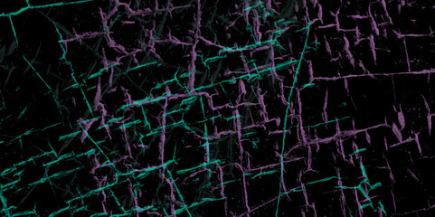 Quality photo of old purple, blue painted wall with cracks. Background with beautiful abstract pattern on aged wall. Structure cracked soil ground earth texture on white background, desert cracks, 