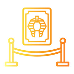 diamond Line Gradient Icon