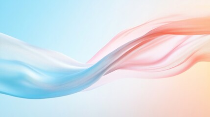 Fototapeta premium Abstract Gradient Flows Surreal Quantum Connections in Soft Light
