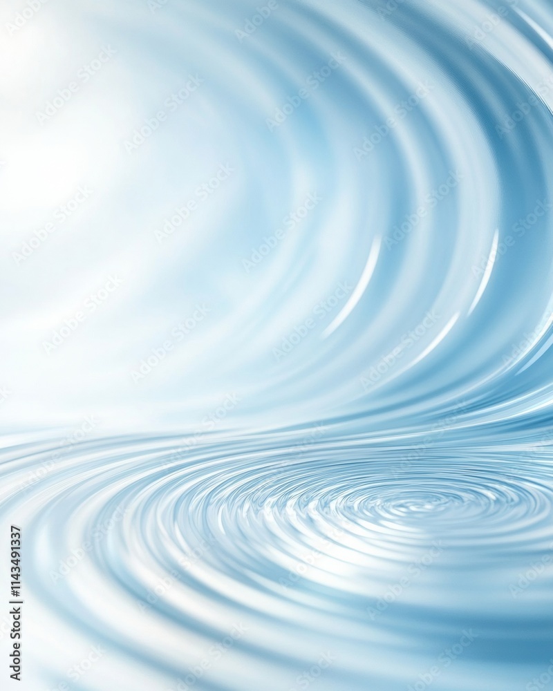 Aufkleber abstract futuristic energy waves with soft gradient background