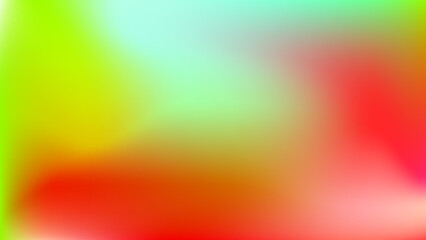 Obraz premium Abstract gradient background blur red and green flow vibrant