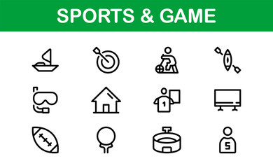 Premium Sports Icon Designs - Stylish and Functional for Websites, Apps, and Sports Marketing