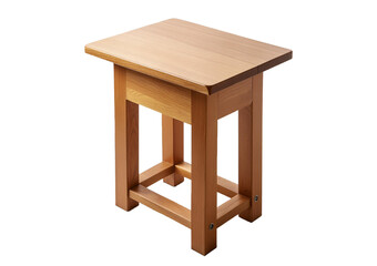 Low table isolated on transparent or white background. 3D