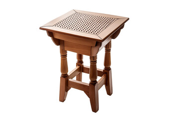 Low table isolated on transparent or white background. 3D