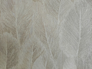 Leaf patterned wallpaper background texture, interior design
