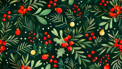 christmas seamless pattern xmas