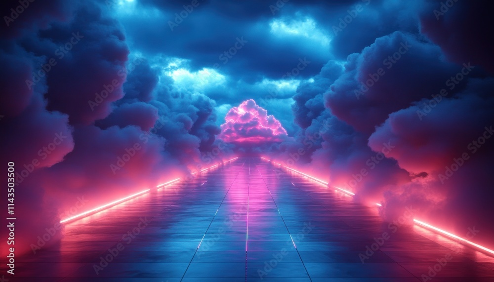 Aufkleber Seamless Cloud Migration Efficiently Integrating Data Transfer with Automation and Storage Solutions