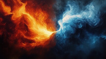 Clash of Ice and Fire in Abstract Expressionism
