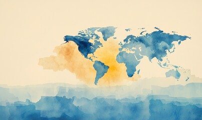 Obraz premium Global business strategy graphic professional environment