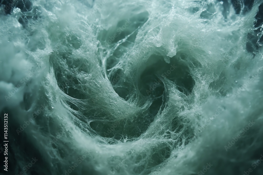 Poster A swirling mass of water, creating an abstract and dynamic wave-like pattern.