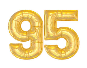 Gold Balloon Number 95