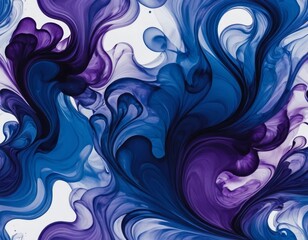 Fototapeta premium abstract blue background with swirls