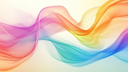 Rainbow Flow: Abstract art featuring vibrant, flowing colors creating a dynamic and energetic...