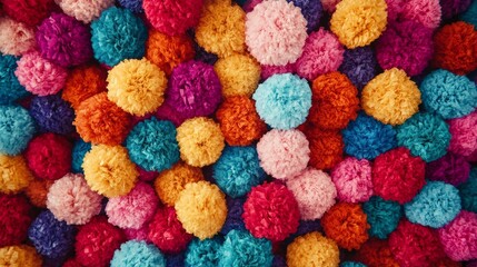 Colorful Pom-Poms
