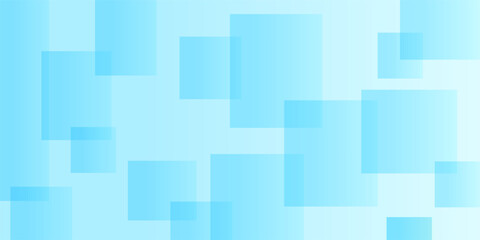水色のモザイク模様のベクター背景素材