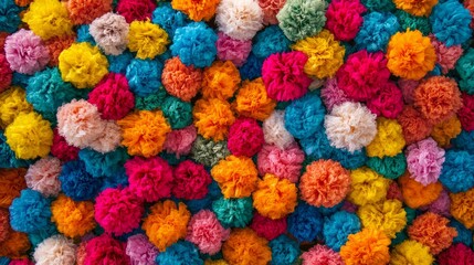 Colorful Pom-Poms