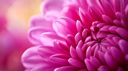 Vividly blooming pink flower closeup photo. AI Generated