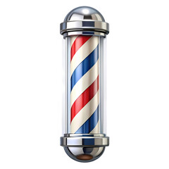 3D Rendering of a Classic Barber Pole