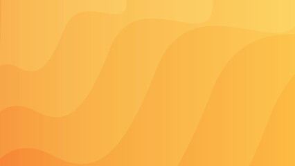 Abstract Orange Background With Soft Gradient Waves and Smooth Texture