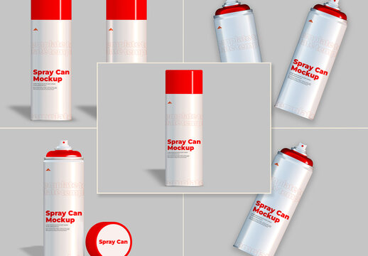 Spray Can Mockup