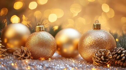 Gold Chrismas Background