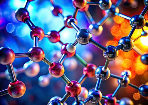 Guanfacine ADHD Treatment: Microscopic View of the Drug Molecule