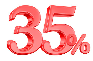 35 Percent Red Offer Discount