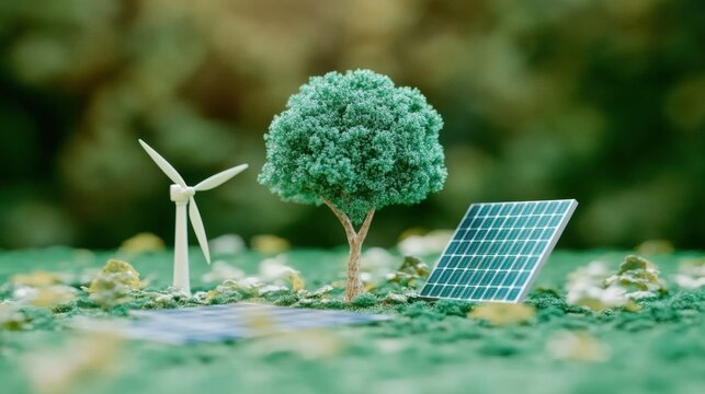 International Day of Forests celebrates solar power and wind energy.