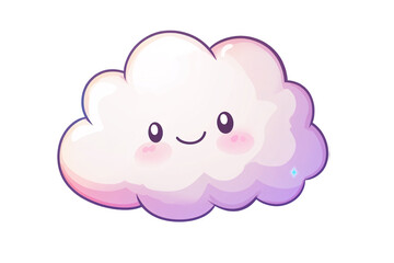 a cartoon of a cloud