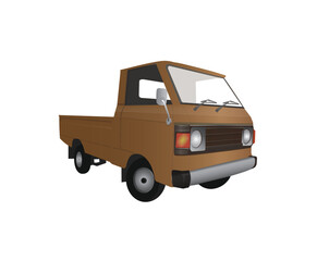 old truck high vector