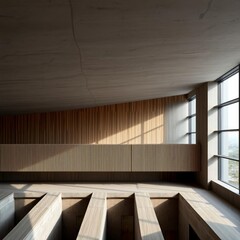 Horizontal design on cement and concrete texture for pattern and background wood concrete design wood design concrete architecture wall floor modern