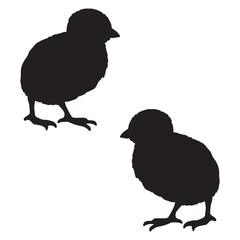 Chicken Silhouette, Chicken Vector Silhouette, Chicken cartoon Silhouette, Chicken illustration, Chicken icon Silhouette, Chicken Silhouette illustration