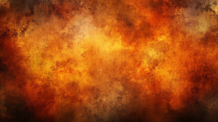 Obraz premium Fiery Abstract Background: A mesmerizing abstract background with fiery orange and brown hues, reminiscent of a blazing inferno or molten lava.